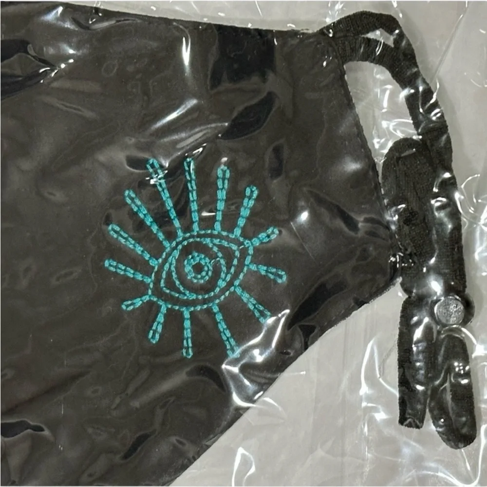 Johnny Was Embroidered Face Masks 5 Pack Brand New Black